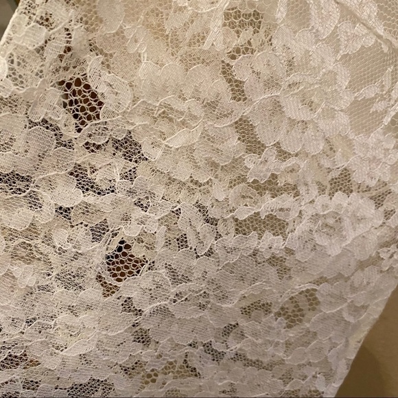 Vintage VICTORIA’S SECRET Women Gold Label White Lace Short Robe Size One Size - Picture 4 of 9